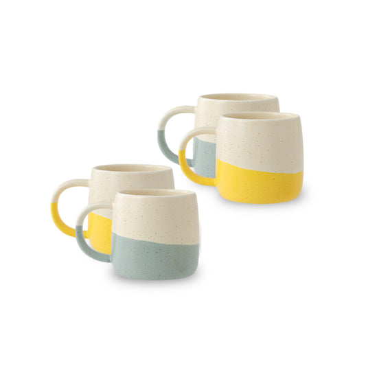 Blau + Gelb - 4er Set Emina