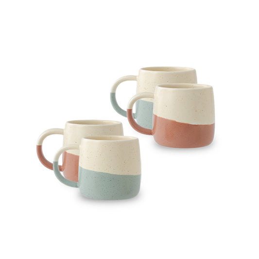 Braun + Blau - 4er Set Emina